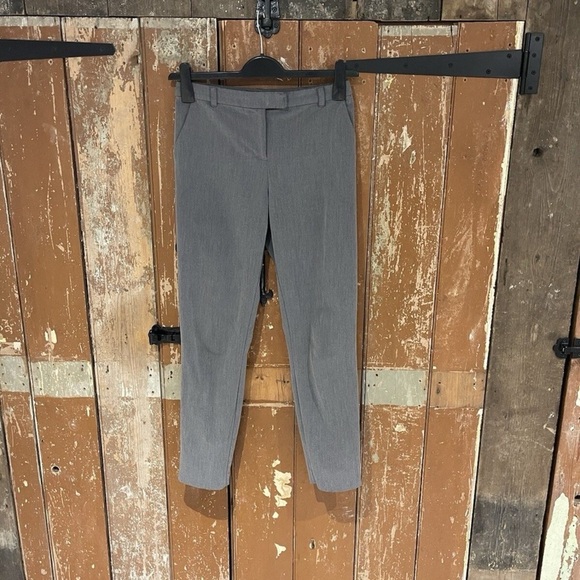 Topshop grey Trousers Smart Stretch Pockets Work Tailored Women's 8 - Picture 7 of 7